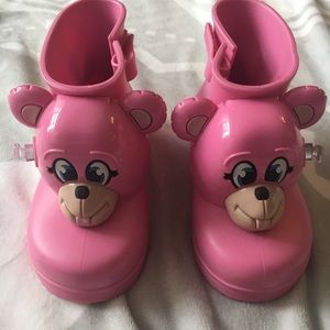 Mini Melissa x Jeremy Scott Rain Boots - Size 9